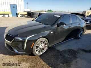 2023 Cadillac CT4 Sport with VIN 1G6DC5RK2P0106683, listed as a Copart auction lot 43445135 with 22,630 mi miles and Salvage Title. Bid and sale history available at carsss.com. Image 1.