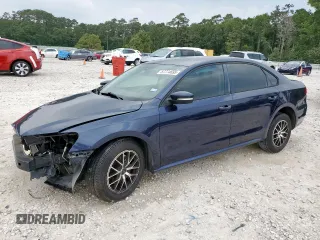 2014 Volkswagen Passat S with VIN 1VWAP7A34EC007652, listed as a Copart auction lot 57774695 with 205,764 mi miles and Salvage title. Bid and sale history available at DreamBid. Image 1.