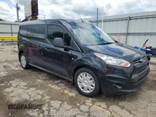 2017 Ford Transit Connect XLT with VIN NM0LS7F79H1324491, listed as a Copart auction lot 60055345 with 128,463 mi miles and Salvage title. Bid and sale history available at DreamBid. Image 4.