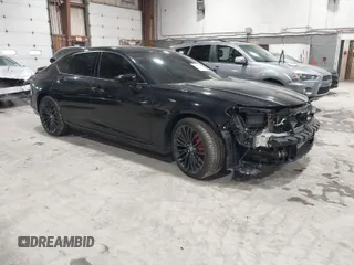 2023 Acura TLX Type S with VIN 19UUB7F04PA002707, listed as a IAAI auction lot 41499796 with 11,039 mi miles. Bid and sale history available at carsss.com. Image 1.