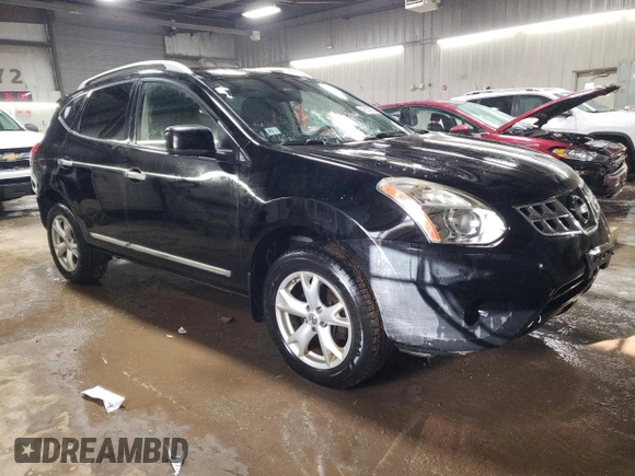 2011 Nissan Rogue SV z VIN JN8AS5MV4BW683987, wystawiony jako Copart lot #48358305 z przebiegiem 141 144 mil mil oraz Szkoda całkowita • Salvage title. Historia ofert i sprzedaży dostępna na DreamBid. Obrazek 4.