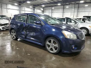 2009 Pontiac Vibe GT with VIN 5Y2SR67009Z418994, listed as a Copart auction lot 76815624 with 209,569 mi miles and Salvage Title. Bid and sale history available at carsss.com. Image 4.