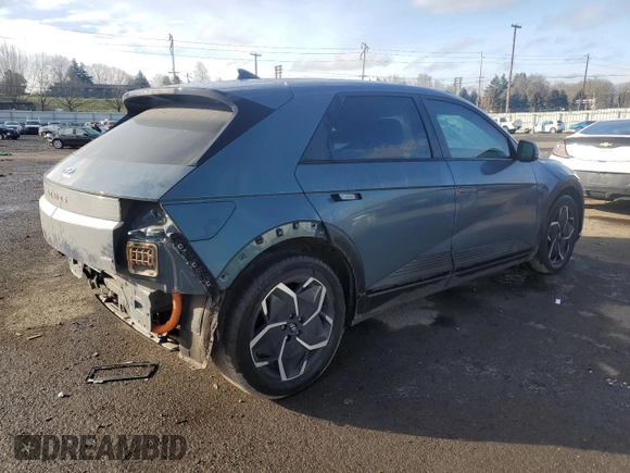 2023 Hyundai Ioniq 5 SE with VIN KM8KMDAF0PU229638, listed as a Copart auction lot 43841145 with 26,474 mi miles and Salvage title. Bid and sale history available at DreamBid. Image 3.