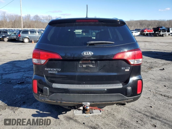2014 Kia Sorento EX with VIN 5XYKUDA7XEG462941, listed as a Copart auction lot 84793014 with 0 mi miles and Salvage Title. Bid and sale history available at carsss.com. Image 6.