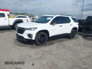 2023 Chevrolet Traverse Premier with VIN 1GNERKKW1PJ301414, listed as a IAAI auction lot 42022275 with 20,151 mi miles and . Bid and sale history available at DreamBid. Image 2.