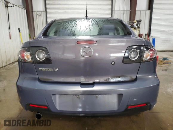 2009 Mazda Mazda3 i Touring Value with VIN JM1BK32GX91196910, listed as a Copart auction lot 54595025 with 177,453 mi miles and Salvage Title. Bid and sale history available at carsss.com. Image 6.