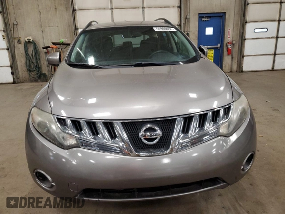 2009 Nissan Murano S with VIN JN8AZ18WX9W145005, listed as a Copart auction lot 54900095 with 188,507 mi miles and Clean Title. Bid and sale history available at carsss.com. Image 5.