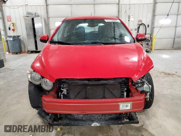 2015 Chevrolet Sonic LS with VIN 1G1JA6SH5F4163373, listed as a Copart auction lot 51759005 with 54,704 mi miles and Salvage title. Bid and sale history available at DreamBid. Image 5.