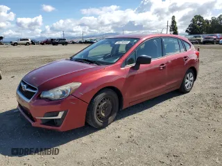 2015 Subaru Impreza 2.0i z VIN JF1GPAA65FG225605, wystawiony jako Copart lot #56736995 z przebiegiem 134 678 mil mil oraz Szkoda całkowita • Salvage title. Historia ofert i sprzedaży dostępna na DreamBid. Obrazek 1.