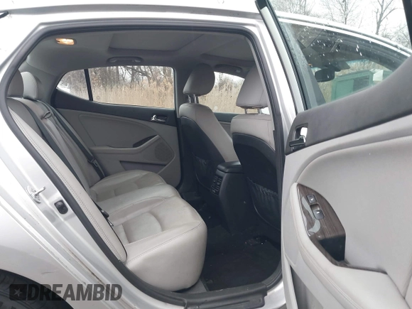 2013 Kia Optima EX with VIN 5XXGN4A78DG187706, listed as a IAAI auction lot 41424932 with 116,625 mi miles and . Bid and sale history available at DreamBid. Image 8.