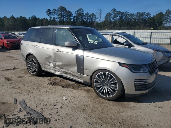 2020 Land Rover Range Rover P525 HSE with VIN SALGS2SE6LA589642, listed as a Copart auction lot 43607085 with 45,226 mi miles and Salvage title. Bid and sale history available at DreamBid. Image 4.