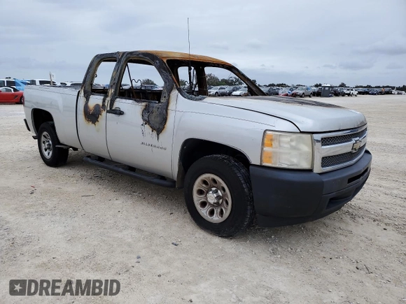 2011 Chevrolet Silverado 1500 Work Truck with VIN 1GCRCPEXXBZ276505, listed as a Copart auction lot 74897734 with Not Provided miles and Salvage Title. Bid and sale history available at DreamBid. Image 4.