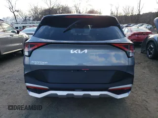 2025 Kia Sportage EX with VIN 5XYK33DF0SG256393, listed as a Copart auction lot 83402764 with 0 mi miles and Salvage Title. Bid and sale history available at carsss.com. Image 6.