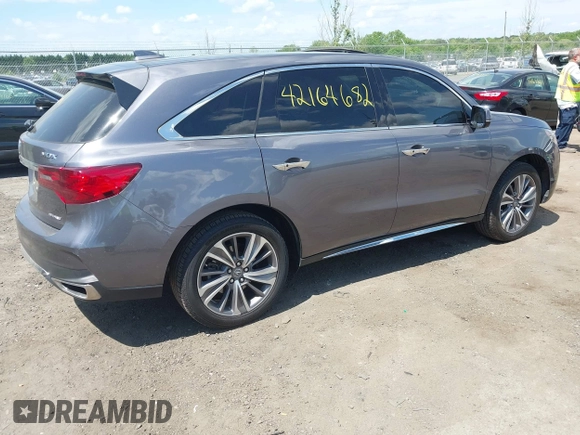 2018 Acura MDX Technology with VIN 5J8YD4H58JL029259, listed as a IAAI auction lot 42164682 with 53,500 mi miles and . Bid and sale history available at DreamBid. Image 4.