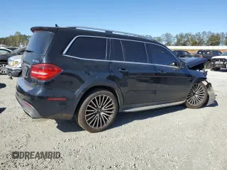 2017 Mercedes-Benz GLS with VIN 4JGDF7FE8HA885805, listed as a Copart auction lot 75594054 with 102,551 mi miles and Salvage Title. Bid and sale history available at carsss.com. Image 3.