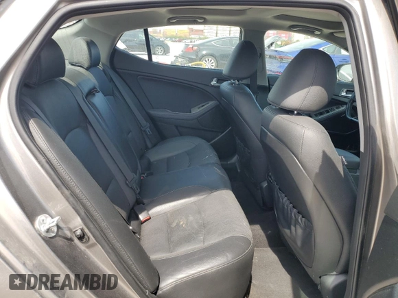 2014 Kia Optima SXL Turbo with VIN 5XXGR4A67EG342002, listed as a Copart auction lot 53374335 with 210,810 mi miles and Salvage title. Bid and sale history available at DreamBid. Image 10.