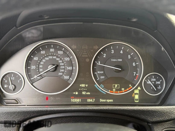 2013 BMW 3 Series 328i with VIN WBA3C1C59DF437433, listed as a Copart auction lot 65803415 with 103,062 mi miles and Clean title. Bid and sale history available at DreamBid. Image 8.