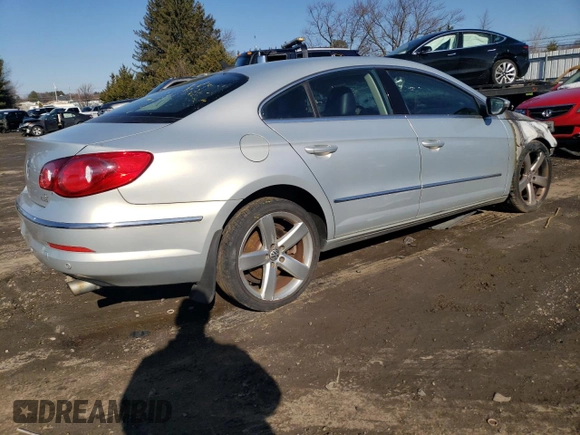 2010 Volkswagen CC with VIN WVWGU9AN9AE553770, listed as a Copart auction lot 45360625 with Not Provided miles and Salvage Title. Bid and sale history available at DreamBid. Image 3.