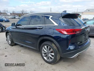 2021 Infiniti QX50 Luxe with VIN 3PCAJ5BB7MF123895, listed as a IAAI auction lot 41811100 with 23,164 mi miles and . Bid and sale history available at DreamBid. Image 3.