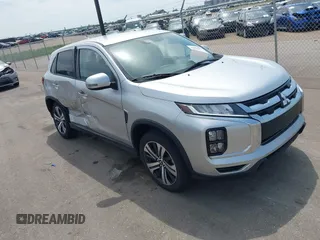 2021 Mitsubishi Outlander ES with VIN JA4ARUAU1MU015389, listed as a IAAI auction lot 42432674 with 61,443 mi miles and . Bid and sale history available at DreamBid. Image 1.