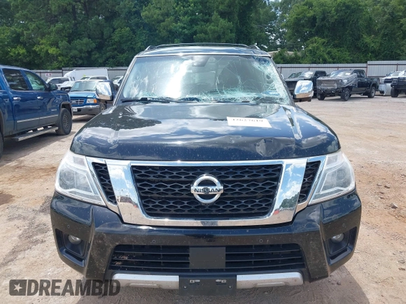 2017 Nissan Armada Platinum with VIN JN8AY2NF4H9303610, listed as a IAAI auction lot 42627619 with 122,727 mi miles and . Bid and sale history available at DreamBid. Image 12.