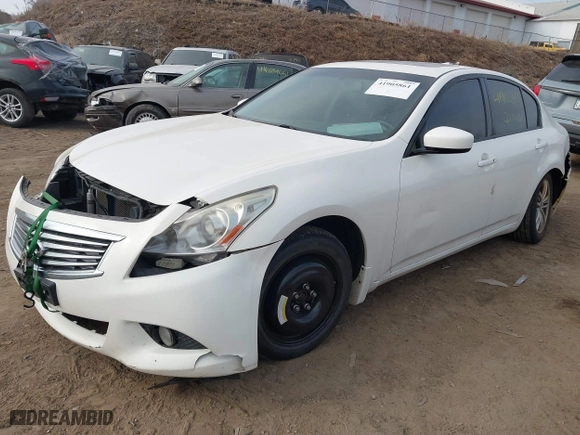 2011 Infiniti G37 Sedan x with VIN JN1CV6AR5BM351287, listed as a IAAI auction lot 41905861 with 205,000 mi miles. Bid and sale history available at carsss.com. Image 17.