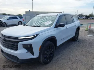 2024 Chevrolet Traverse FWD LS with VIN 1GNEREKSXRJ175524, listed as a IAAI auction lot 41273400 with 6,365 mi miles. Bid and sale history available at carsss.com. Image 2.