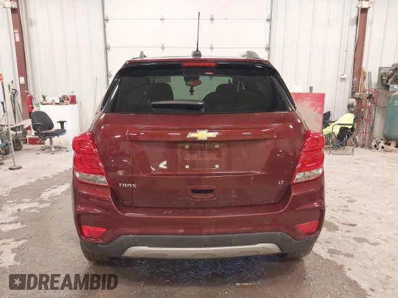 2017 Chevrolet Trax LT with VIN 3GNCJLSBXHL223940, listed as a IAAI auction lot 41998080 with 121,448 mi miles and . Bid and sale history available at carsss.com. Image 16.