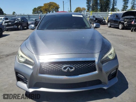 2017 Infiniti Q50 2.0t Premium with VIN JN1CV7AR2HM682617, listed as a Copart auction lot 49390875 with 152,586 mi miles and Salvage Title. Bid and sale history available at carsss.com. Image 5.