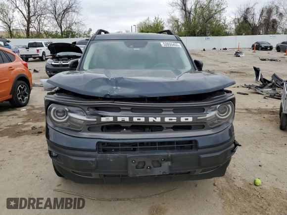 2021 Ford Bronco Sport Big Bend with VIN 3FMCR9B6XMRB23248, listed as a Copart auction lot 52855455 with 76,009 mi miles and Salvage title. Bid and sale history available at DreamBid. Image 5.