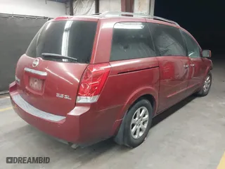 2007 Nissan Quest with VIN 5N1BV28UX7N123049, listed as a IAAI auction lot 42001892 with 1 mi miles. Bid and sale history available at carsss.com. Image 4.