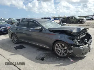 2018 Genesis G80 3.8L with VIN KMHGN4JEXJU223282, listed as a Copart auction lot 79224484 with 113,918 mi miles and Salvage Title. Bid and sale history available at DreamBid. Image 4.