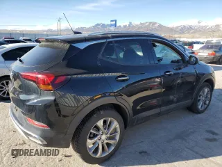 2023 Buick Encore GX Essence with VIN KL4MMFSL1PB112685, listed as a Copart auction lot 48693995 with 18,303 mi miles and Salvage title. Bid and sale history available at DreamBid. Image 3.
