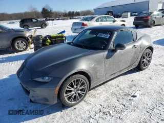 2024 Mazda MX-5 Miata Grand Touring z VIN JM1NDAM73R0607806, wystawiony jako Copart lot #88531435 z przebiegiem 3 089 mil mil oraz Szkoda całkowita • Salvage title. Historia ofert i sprzedaży dostępna na DreamBid. Obrazek 1.