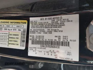 2016 Lincoln MKZ with VIN 3LN6L2G92GR606438, listed as a IAAI auction lot 41971225 with 173,566 mi miles. Bid and sale history available at carsss.com. Image 9.