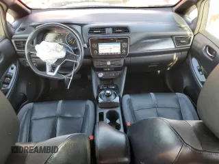 2018 Nissan LEAF SL with VIN 1N4AZ1CP4JC309016, listed as a Copart auction lot 88722875 with 59,146 mi miles and Salvage Title. Bid and sale history available at DreamBid. Image 8.