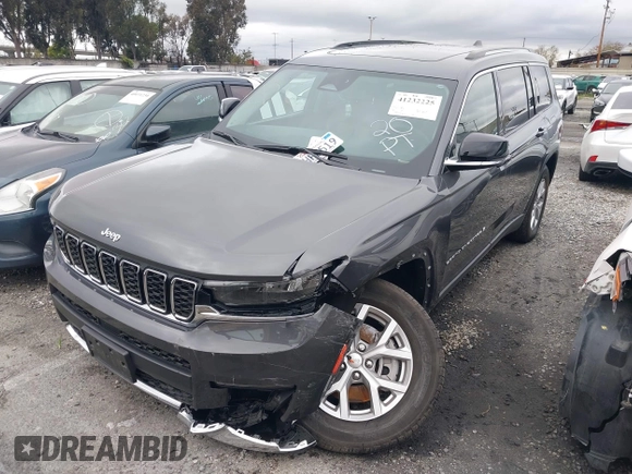 2023 Jeep Grand Cherokee Limited with VIN 1C4RJJBG3P8822047, listed as a IAAI auction lot 41232225 with 39,845 mi miles and . Bid and sale history available at DreamBid. Image 19.