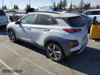 2019 Hyundai Kona Ultimate with VIN KM8K53A55KU197874, listed as a Copart auction lot 87752805 with 33,551 mi miles and Salvage Title. Bid and sale history available at carsss.com. Image 2.