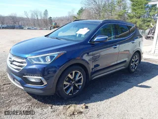 2017 Hyundai Santa Fe Sport 2.0T Ultimate with VIN 5XYZWDLA7HG466841, listed as a IAAI auction lot 41894336 with 106,261 mi miles. Bid and sale history available at carsss.com. Image 2.