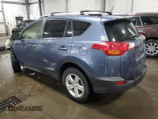 2013 Toyota RAV4 XLE with VIN JTMRFREV6DD020072, listed as a Copart auction lot 51130765 with 0 mi miles and Salvage Title. Bid and sale history available at carsss.com. Image 2.