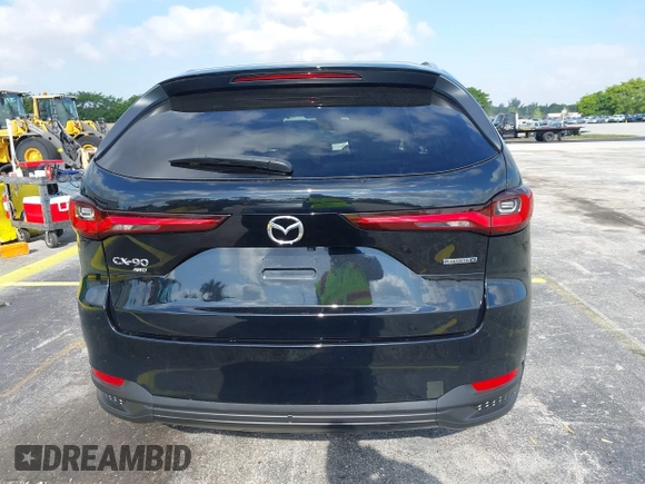 2024 Mazda CX-90 3.3 Turbo Select with VIN JM3KKAHD3R1120566, listed as a IAAI auction lot 42143751 with 5,287 mi miles. Bid and sale history available at carsss.com. Image 16.