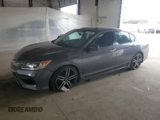 2016 Honda Accord Sport with VIN 1HGCR2F52GA067335, listed as a Copart auction lot 59000995 with 137,209 mi miles and Salvage title. Bid and sale history available at DreamBid. Image 1.