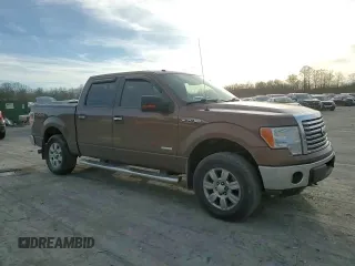 2012 Ford F-150 XL with VIN 1FTFW1ET3CFC00843, listed as a Copart auction lot 47220675 with 163,294 mi miles and Salvage Title. Bid and sale history available at carsss.com. Image 10.