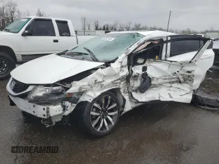 2015 Honda Civic EX-L with VIN 19XFB2F96FE021585, listed as a Copart auction lot 50230195 with 134,260 mi miles and Salvage Title. Bid and sale history available at DreamBid. Image 1.