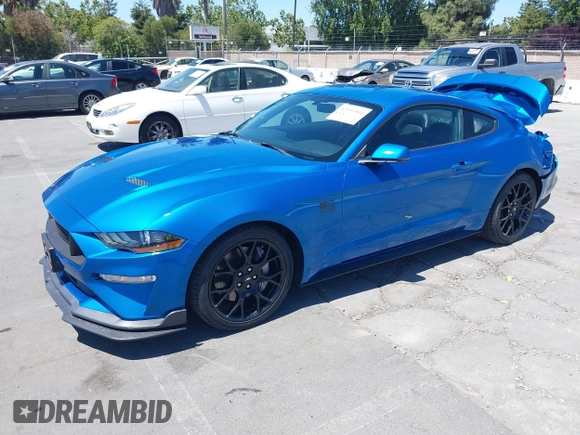 2019 Ford Mustang EcoBoost with VIN 1FA6P8TH7K5119181, listed as a IAAI auction lot 42531504 with 80,292 mi miles and . Bid and sale history available at DreamBid. Image 17.
