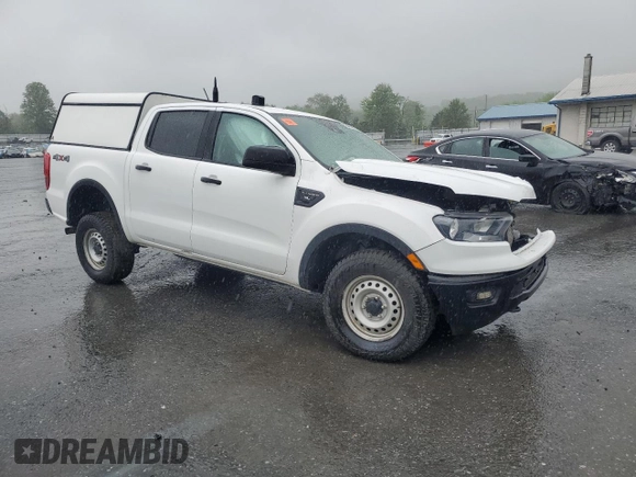 2021 Ford Ranger XL with VIN 1FTER4FH1MLD33442, listed as a Copart auction lot 55461565 with Not provided miles and Salvage title. Bid and sale history available at DreamBid. Image 4.