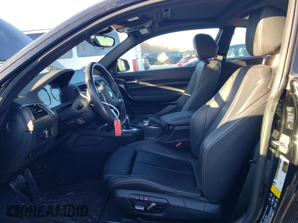 2021 BMW 2 Series M240i xDrive with VIN WBA2J7C00M7J48976, listed as a Copart auction lot 43737345 with 17,573 mi miles and Salvage Title. Bid and sale history available at carsss.com. Image 7.