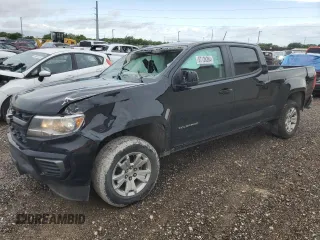 2021 Chevrolet Colorado 2WD LT z VIN 1GCGSCEN2M1162176, wystawiony jako Copart lot #57138384 z przebiegiem 235 961 mil mil oraz Szkoda całkowita • Salvage title. Historia ofert i sprzedaży dostępna na DreamBid. Obrazek 1.