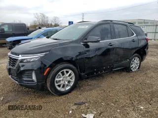 2022 Chevrolet Equinox LT z VIN 3GNAXUEV0NL279298, wystawiony jako Copart lot #53737155 z przebiegiem 10 201 mil mil oraz Szkoda całkowita • Salvage title. Historia ofert i sprzedaży dostępna na DreamBid. Obrazek 1.