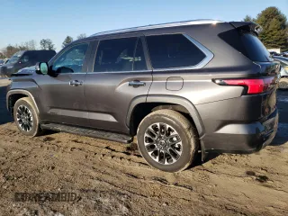 2024 Toyota Sequoia SR5 with VIN 7SVAAABA1RX038294, listed as a Copart auction lot 88630995 with 6,758 mi miles and Salvage Title. Bid and sale history available at carsss.com. Image 2.